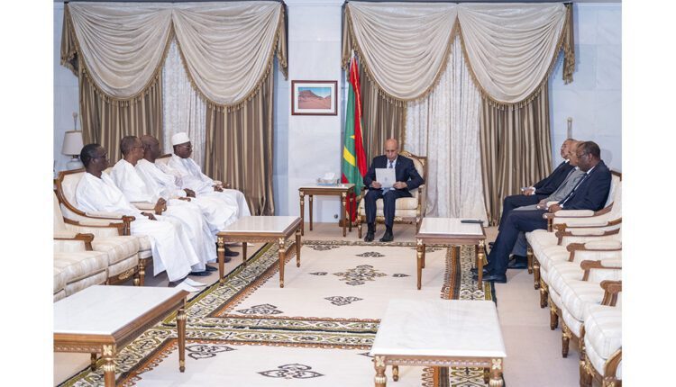 Le président de la République reçoit un message écrit du Président sénégalais