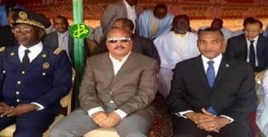 Photo de Aziz et Ould Bechir arrivent au palais de justice accompagnés de leurs avocats