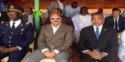 Mohamed Ould Abdel Aziz et l'ancien Premier ministre Mohamed Salem Ould Bechir