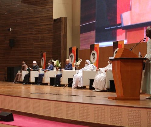 Le Président de la République préside la cérémonie de lancement de la 3ème édition de la Conférence africaine pour la paix.
