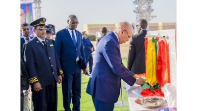 Photo de Ghazouani pose de la 1ère pierre d’un complexe universitaire