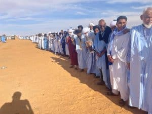Le président du parti El Insaf arrive à Tichitt 
