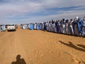 Le président du parti El Insaf arrive à Tichitt 