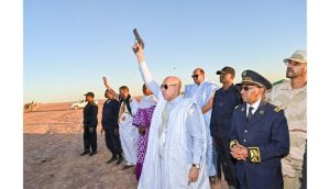 Le Président de la République supervise le lancement de la Coupe du Président du tir à la cible à Tichitt