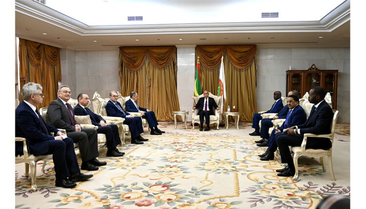 Président Ghazouani confirme son intention de participer au sommet Russie-Afrique.