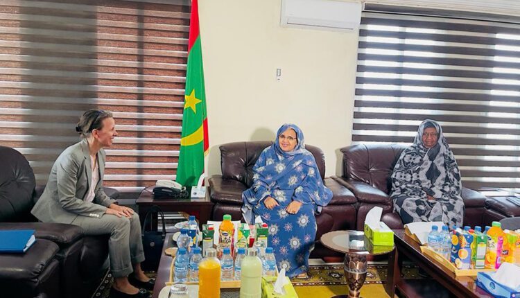 La présidente du Conseil régional de Nouakchott reçoit l’ambassadrice d’Allemagne.