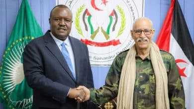 Photo de Sahara occidental | Brahim Ghali reçoit le président du Parlement panafricain