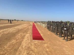 Premières images de l'arrivée du président de la République à Rosso Mauritanie- Alwiam