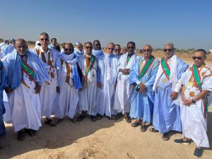 Premières images de l'arrivée du président de la République à Rosso Mauritanie- Alwiam