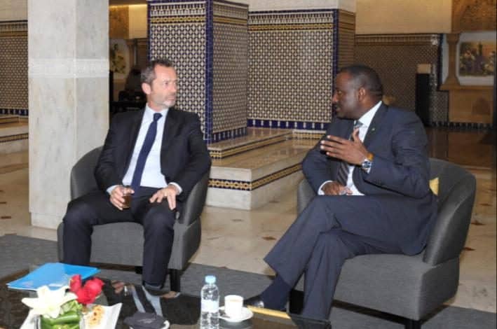 Photo de Le ministre de la Culture discute avec le directeur du bureau de l’UNESCO à Rabat des perspectives de coopération.