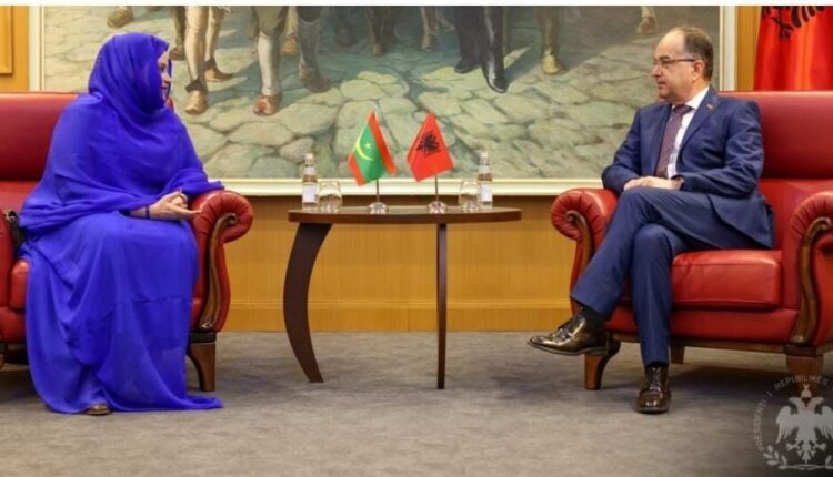 L’ambassadrice de la Mauritanie auprès de l’Albanie présente ses lettres de créance