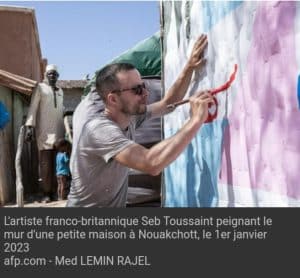 Mauritanie: un artiste globe-trotteur met en couleur la parole des sans-voix