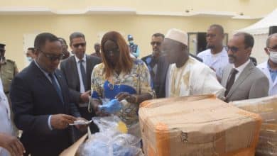 Photo de Réception d’un don médical américain au CHN à Nouakchott
