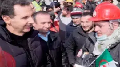 Photo de Le Président Al Assad salue les efforts des équipes algériennes de la Protection civile et du C-RA.