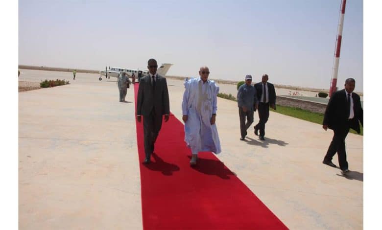 Le président de la République regagne Nouakchott en provenance du Gorgol