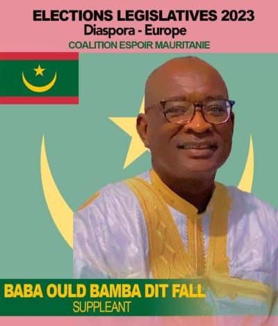 Législatives mai 2023 : le candidat Baba Ould Bamba, la confiance