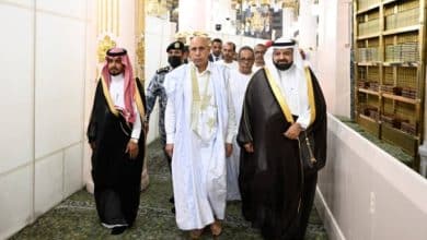 Le président mauritanien visite la mosquée du Prophète 8 Photo de Le président mauritanien visite la mosquée du Prophète