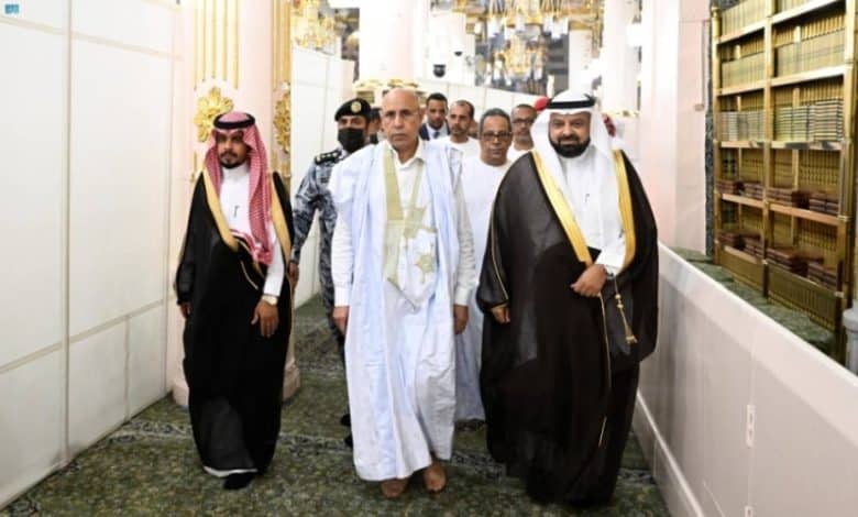 Le président mauritanien visite la mosquée du Prophète