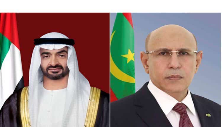 Photo de Communication téléphonique entre les Présidents mauritanien et émirati