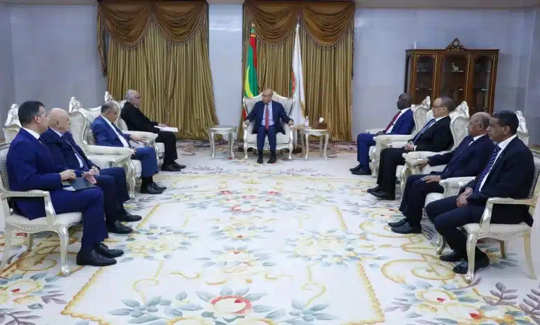 M. Attaf reçu par le président mauritanien Ould Cheikh El-Ghazaouani- AL24 News