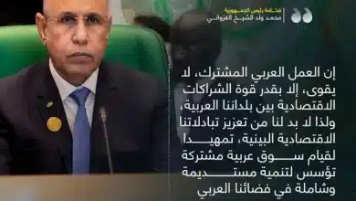 Photo de 32e Sommet arabe : discours du Président de la République Islamique de Mauritanie