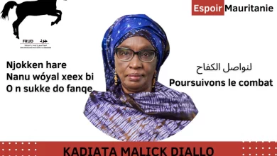 Photo de Message de l’Honorable député, Kadiata Malick Diallo aux mauritaniens