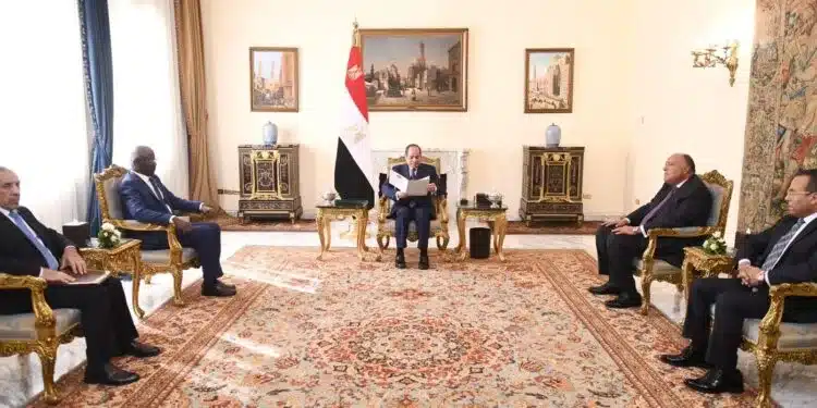 Sissi reçoit un message du Président Ghazouani.