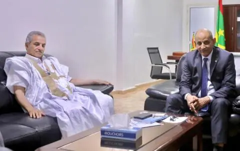 Nouakchott : le Député Ould Bellali reçu par le ministre de l’hydraulique et de l'assainissement
