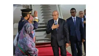 Photo de Le Président regagne Nouakchott en provenance de Rome