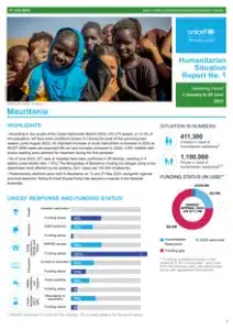 UNICEF Mauritania Humanitarian Situation Report No. 1: Mid-Year 2023