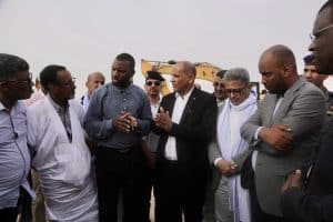Le Ministre de l'Hdraulique entame un visite d'inspection au Dakhlet Nouadhibou