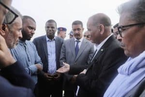 Le Ministre de l'Hdraulique entame un visite d'inspection au Dakhlet Nouadhibou