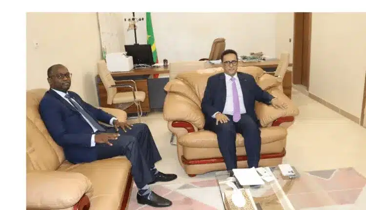 Le ministre de la Culture reçoit le Représentant du PNUD à Nouakchott