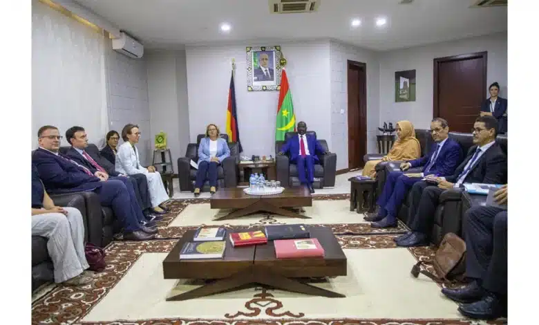 Le-ministre-des-Affaires-étrangères-rencontre-la-ministre-allemande-de-la-Coopération-économique