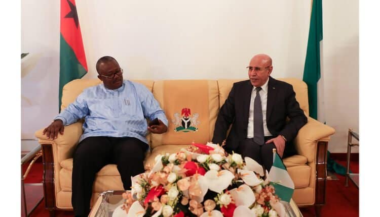 Le président de la République s’entretient avec le président de la République de Guinée-Bissau