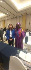 Mme Lalya Kamara, ministre de l’Environnement avec son homologue marocain