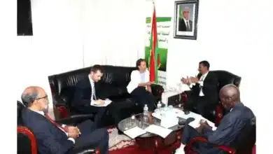 Photo de L&rsquo;ambassadeur d&rsquo;Allemagne reçu par le président de la HAPA