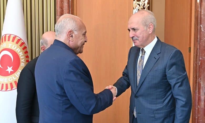 Ahmed Attaf reçu par le président du Parlement turc