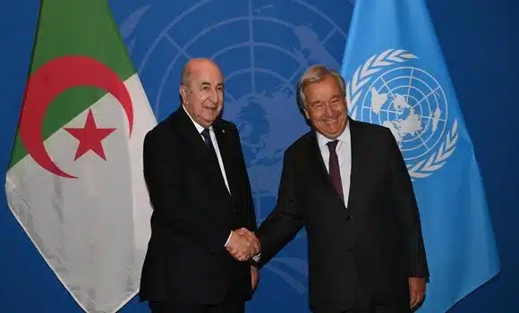 Photo de Le président Tebboune rencontre à New York le SG de l’ONU