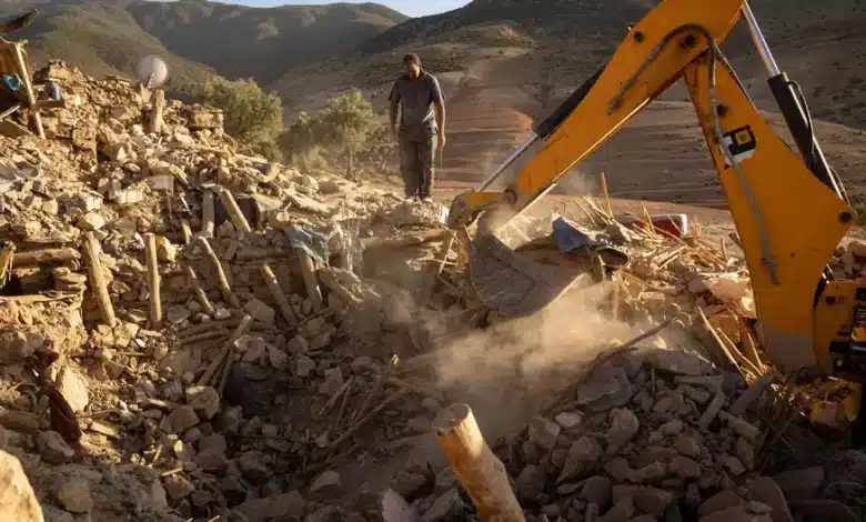 Séisme au Maroc - Bataille avec le temps dans les ruines