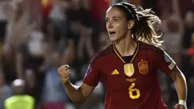 Photo de La star espagnole de la Coupe du monde Aitana Bonmati a remporté le Ballon d&rsquo;Or féminin.