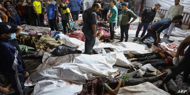 Photo de Condamnations arabes du massacre de l’hôpital d’al-Maamadani