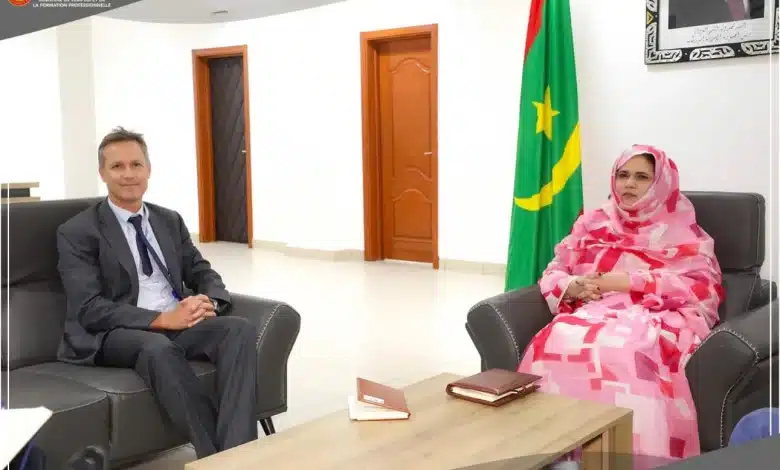 La Ministre de l’Emploi a reçu l’Ambassadeur de l’UE en Mauritanie