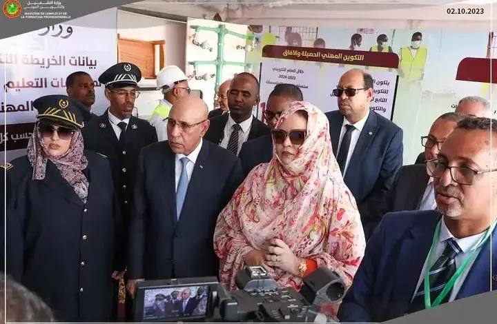 Le Président de la République visite le stand du Ministère de l’Emploi