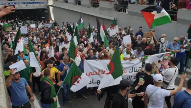 Photo de Sit-in à Alger en solidarité avec le peuple palestinien contre l&rsquo;agression sioniste