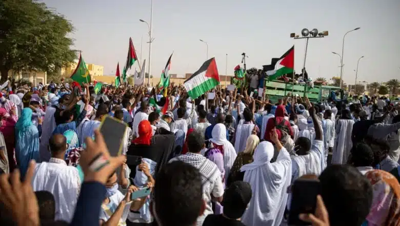 Soutien des mauritaniens à la résistance palestinienne et à l’opération du Hamas contre Israël
