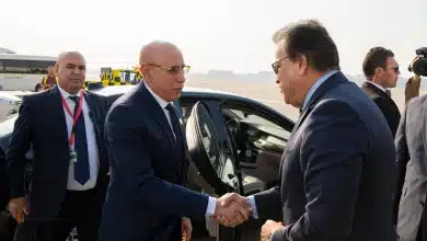 Photo de Le président de la République quitte le Caire pour Nouakchott.