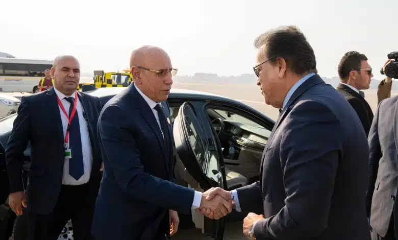 Photo de Le président de la République quitte le Caire pour Nouakchott.