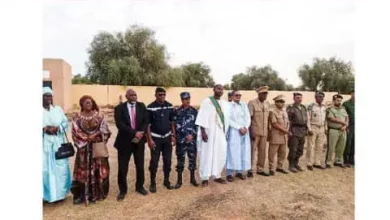 Photo de Une visite  de travail du wali du Brakna, hier matin dans la moughata de Mbagne