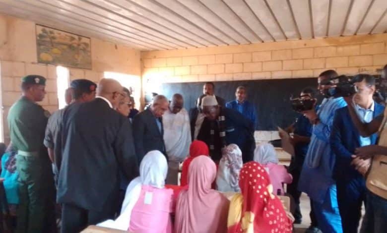 Gorgol : Visite du Ministre de l'Éducation nationale et de la Réforme du Système éducatif.